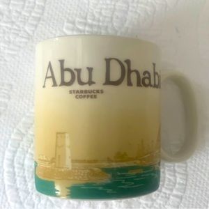 2015 Starbucks Coffee Mug Cup ABU DHABI Collector Series 16 oz.